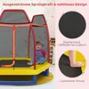 COSTWAY Ø223cm zahradní trampolína s bezpečnostní sítí, Náhled obrázku produktu 5
