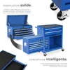 Servante d'atelier 10 compartiments - bleu Voir les images du produit 3