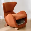 An orange lounge chair with a built-in pet bed. Náhled obrázku produktu
