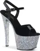 SKY-309LG Damen Sandale von Pleaser, Schwarz EU 38, US 8 Produktbild-Vorschau 1