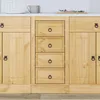 vidaXL Schrank SKI Honigbraun 40 x 46 x 81 cm Massives Produktbild-Vorschau 4