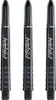 Three black dart shafts are arranged vertically against a white background. Anteprima dell’immagine prodotto