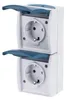 Busch-Jaeger SCHUKO-Doppelsteckdose, 20-02EW-53, senkrecht, Produktbild-Vorschau 5