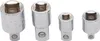 4x Steckschlüssel Adapter Nuss Knarre Aufsatz Ratsche Produktbild-Vorschau 2