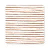 MuchoWow® Mauspad Mousepad Streifen - Weiß - Braun 30x30 cm Produktbild-Vorschau 1