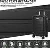 mofut Koffer-Set 3-teilig ABS-Hartschale Schwarz Produktbild-Vorschau 6