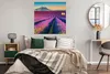 MuchoWow® Poster Lavendel - Berg - Blumen 100x100 cm - Produktbild-Vorschau 4