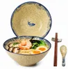 Japanische Ramen Schalen Set 2er 1100 ml Keramik Produktbild-Vorschau