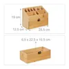 Relaxdays Kosmetik Organizer, Make up Organizer mit Produktbild-Vorschau 4