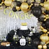Schwarz-Gold Ballonbogen-Set – 133 Stück, Metallische Produktbild-Vorschau 4