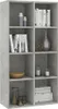 vidaXL Libreria/credenza Grigio cemento 66×30×130 cm Anteprima dell’immagine prodotto 10