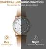Watch Für Damen, Damen Analog Quarz Uhr mit Leder Armband, Produktbild-Vorschau 2