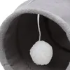 Katzentunnel Spieltunnel Katzenspielzeug 2in1 Kuscheltunnel Produktbild-Vorschau 8
