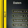 Rundschlinge 2 Meter bis 3000 kg | Bandschlinge DIN EN Produktbild-Vorschau 4