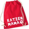 Huuraa Turnbeutel Katzenmama Tapse 12 Liter Classic Red Produktbild-Vorschau 1