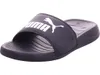 A black Puma slide sandal with the Puma logo on the strap. Anteprima dell’immagine prodotto