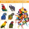 Jouet à mâcher pour oiseaux en bois naturel, pour oiseaux Voir les images du produit 5