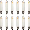 A grid of 12 LED filament candle bulbs with E10 bases, arranged in two rows of six. Produktbild-Vorschau