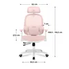 MARK ADLER Junior 6.3 Pink | Verstellbarer Drehstuhl für Produktbild-Vorschau 3