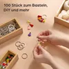 Praknu Schlüsselring 30mm - 200 Stück - DIY Produktbild-Vorschau 4