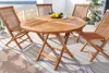 riess-ambiente Massiver Gartentisch EMPIRE TEAK 100cm natur Produktbild-Vorschau 2
