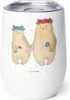 Mr. & Mrs. Panda Thermobecher Bären mit Blumenkranz - Weiß Produktbild-Vorschau 1