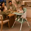 Baby Vivo Design 2in1 Kinderhochstuhl - Oscar in Grün Produktbild-Vorschau 8
