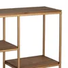 Clayre & Eef Wandregal 49 cm Goldfarbig Braun Holz Produktbild-Vorschau 3