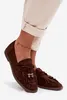 Damenschuhe Mit Fransen Und Perlen Schokoladen Teressa 40 Produktbild-Vorschau 8