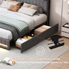 Cama (160 x 200 cm) con cabecero con luces LED y puertos Vista previa de la imagen del producto 5