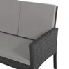 SVITA DENVER Polyrattan Gartenmöbel Set Essgruppe Lounge Produktbild-Vorschau 9