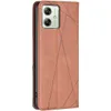Mobigear Rhombus Slim  Motorola Moto G54 Hülle Klapphülle - Produktbild-Vorschau 2