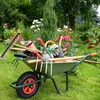 Ruota per carriola Relaxdays 3.50-6, gomma piena, cerchione Anteprima dell’immagine prodotto 2
