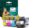 A box of EVOKE LC-462 CMYK ink cartridges with four cartridges displayed in front. Anteprima dell’immagine prodotto