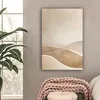 Leinwandbilder 60x90 cm - Beige Abstrakt, moderne Produktbild-Vorschau 2