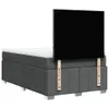 Boxspringbett mit Matratze Dunkelgrau 120x200 cm Stoff, Produktbild-Vorschau 8