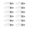 10 mini LED sviečkových žiaroviek E12, 1,5 W, 230 V Náhľad obrázku produktu 3