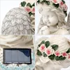 Grabschmuck, Solar Engel Gartenfiguren, Gartenstatuen, Produktbild-Vorschau 5