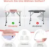 Składany stolik do manicure COSTWAY, stolik do paznokci z Podgląd zdjęcia produktu 8