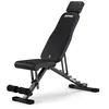 A black adjustable weight bench is shown against a white background. Produktbild-Vorschau
