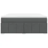 Boxspringbett mit Matratze Dunkelgrau 180x200 cm Stoff Produktbild-Vorschau 4