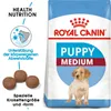 A bag of Royal Canin Medium Junior puppy food. Náhľad obrázku produktu