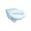 VIGOUR ONE Wand-WC Set mit WC-Sitz und Schallschutz, weiß Produktbild-Vorschau 4