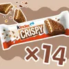 14x Kinder Crispy – Knuspriger Schoko-Keks-Snack im Produktbild-Vorschau 2