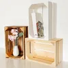 Creative Deco Caja de madera natural, 30 x 20 x 15 cm Vista previa de la imagen del producto 4
