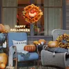 Outsunny Halloween-decoratie: Hangende pompoenkrans met Productafbeelding-voorbeeld 7