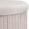 Relaxdays Pouf in velluto, pouf con vano portaoggetti, Anteprima dell’immagine prodotto 8