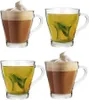 Set di 4 tazze da caffè/tè Excellent Houseware, vetro, Anteprima dell’immagine prodotto 4