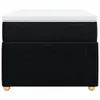Boxspringbett mit Matratze Schwarz 100x200 cm Stoff Produktbild-Vorschau 4