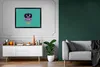 MuchoWow® Gerahmtes Poster Roboter - Rad - Lila - Grün - Produktbild-Vorschau 6